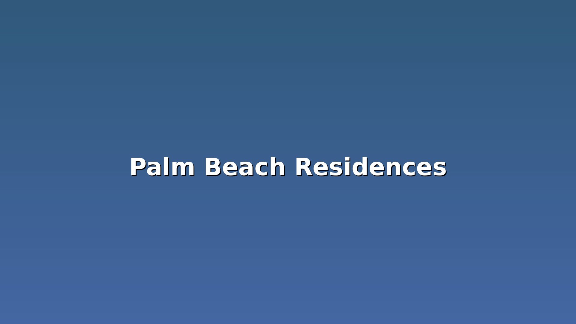 Palm Beach Residences - Similar Dubai Property