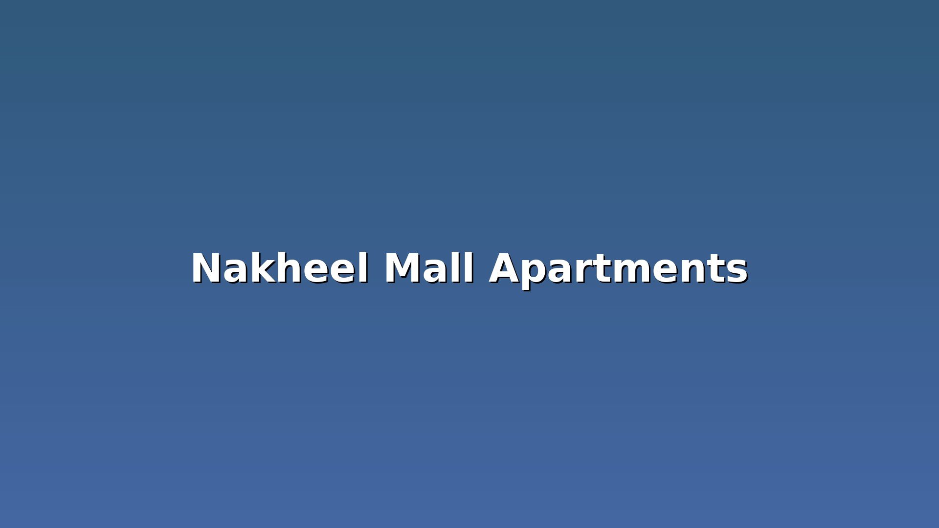 Nakheel Mall Apartments - Similar Dubai Property