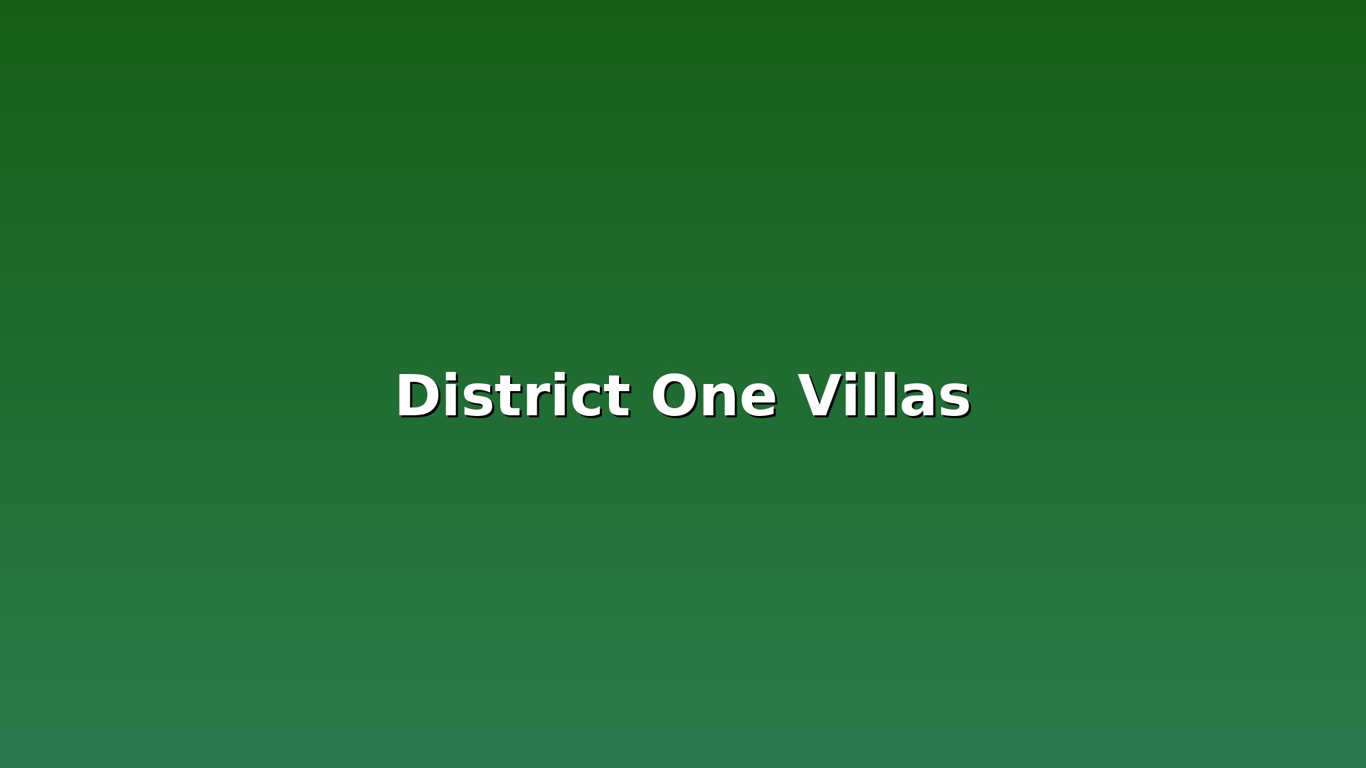 District One Villas - Similar Dubai Property